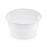 Miska na polévku bílá - 500ml (PP), prům. 12,7cm [50ks]